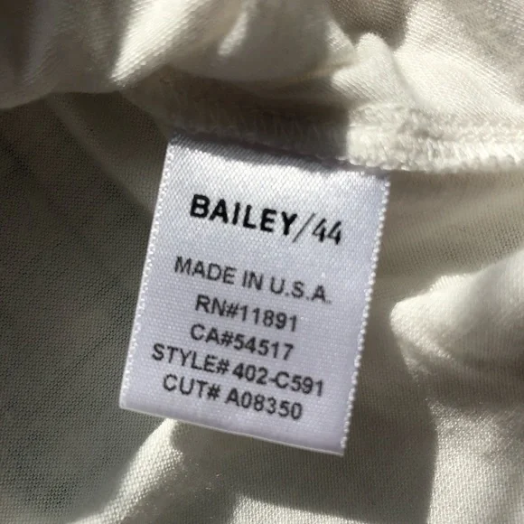 SOLD Bailey 44 Off Shoulder Embroidered White Eyelet Blouse - Picture 9 of 12